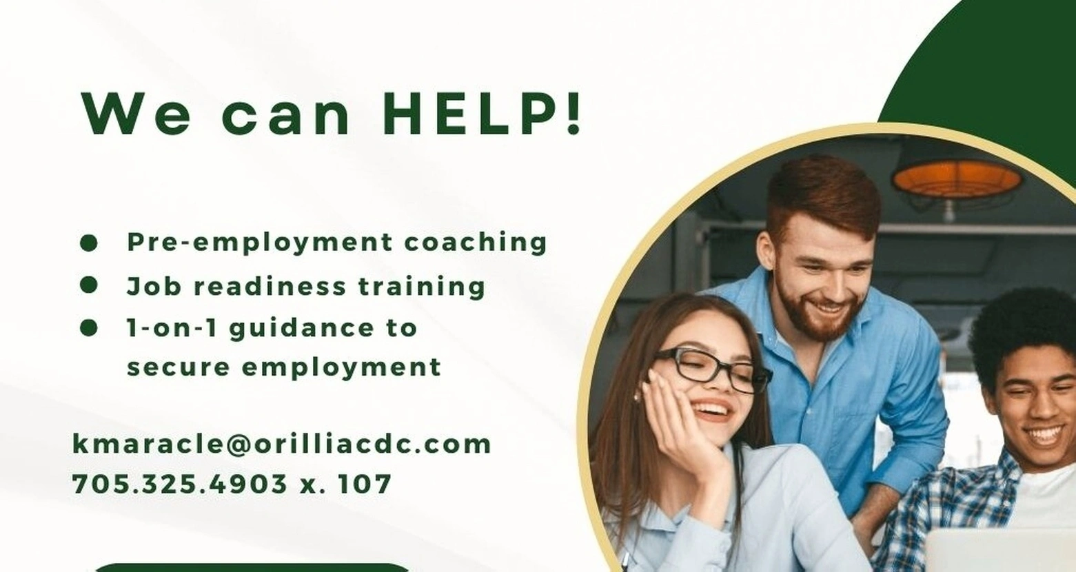 Young workforce coaching session